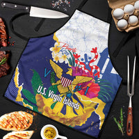 US Virgin Islands - Puerto Rico Day Apron Boricua Coqui Yellow-colored Eagle - Wonder Print Shop