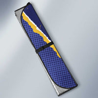 US Virgin Islands - Puerto Rico Day Auto Sun Shade Boricua Coqui Yellow-colored Eagle - Wonder Print Shop