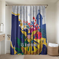 US Virgin Islands - Puerto Rico Day Bathroom Set Boricua Coqui Yellow-colored Eagle - Wonder Print Shop