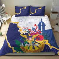 US Virgin Islands - Puerto Rico Day Bedding Set Boricua Coqui Yellow-colored Eagle - Wonder Print Shop