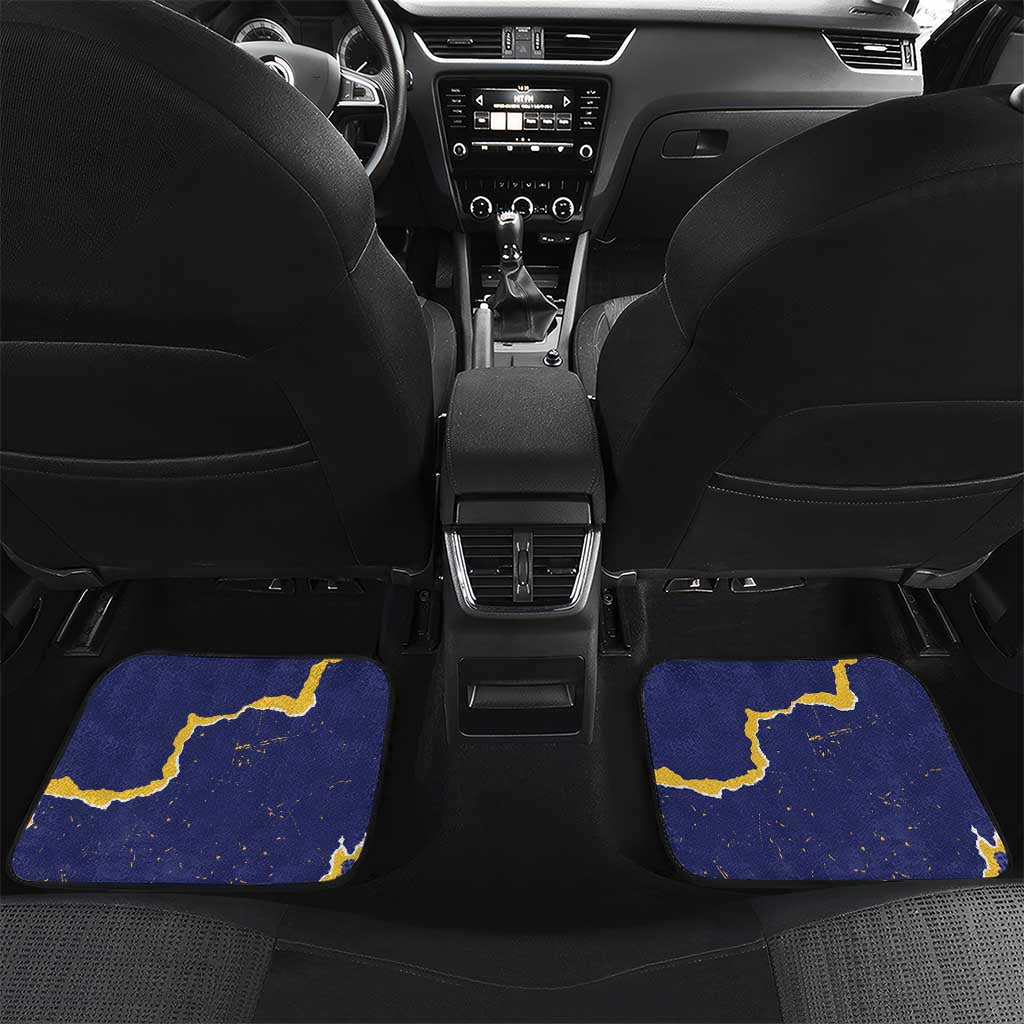 US Virgin Islands - Puerto Rico Day Car Mats Boricua Coqui Yellow-colored Eagle - Wonder Print Shop