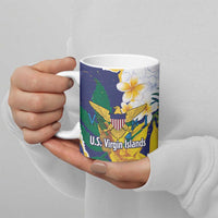 US Virgin Islands - Puerto Rico Day Ceramic Mug Boricua Coqui Yellow-colored Eagle - Wonder Print Shop