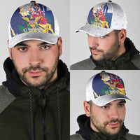 US Virgin Islands - Puerto Rico Day Classic Cap Boricua Coqui Yellow-colored Eagle - Wonder Print Shop