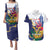 US Virgin Islands - Puerto Rico Day Couples Matching Puletasi and Hawaiian Shirt Boricua Coqui Yellow-colored Eagle - Wonder Print Shop