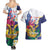 US Virgin Islands - Puerto Rico Day Couples Matching Summer Maxi Dress and Hawaiian Shirt Boricua Coqui Yellow-colored Eagle - Wonder Print Shop
