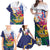 US Virgin Islands - Puerto Rico Day Family Matching Off Shoulder Maxi Dress and Hawaiian Shirt Boricua Coqui Yellow-colored Eagle - Wonder Print Shop