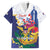 US Virgin Islands - Puerto Rico Day Family Matching Summer Maxi Dress and Hawaiian Shirt Boricua Coqui Yellow-colored Eagle - Wonder Print Shop