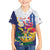 US Virgin Islands - Puerto Rico Day Family Matching Summer Maxi Dress and Hawaiian Shirt Boricua Coqui Yellow-colored Eagle - Wonder Print Shop