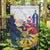US Virgin Islands - Puerto Rico Day Garden Flag Boricua Coqui Yellow-colored Eagle - Wonder Print Shop