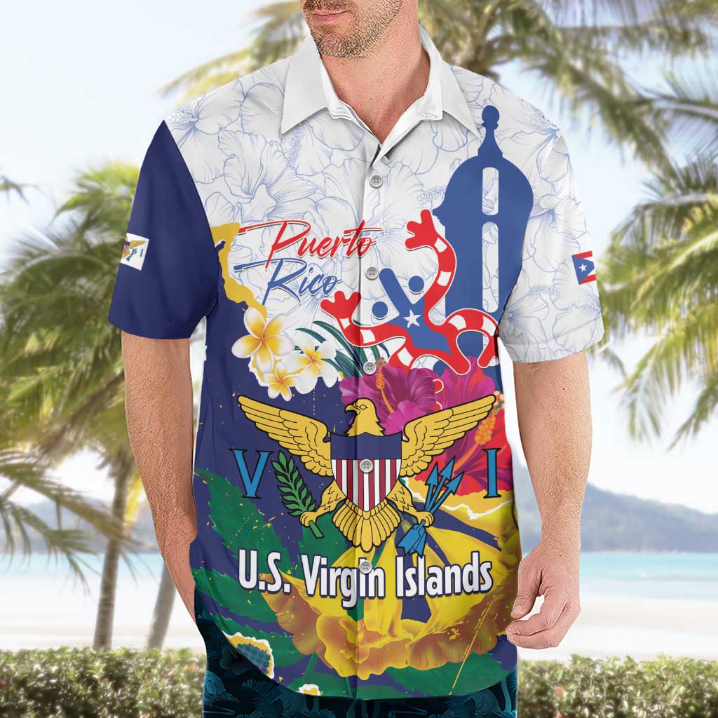 US Virgin Islands - Puerto Rico Day Hawaiian Shirt Boricua Coqui Yellow-colored Eagle - Wonder Print Shop
