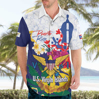 US Virgin Islands - Puerto Rico Day Hawaiian Shirt Boricua Coqui Yellow-colored Eagle - Wonder Print Shop
