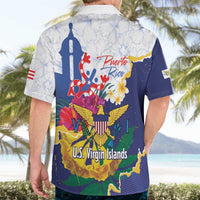 US Virgin Islands - Puerto Rico Day Hawaiian Shirt Boricua Coqui Yellow-colored Eagle - Wonder Print Shop