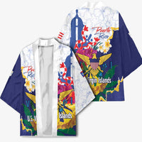 US Virgin Islands - Puerto Rico Day Kimono Boricua Coqui Yellow-colored Eagle - Wonder Print Shop