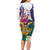 US Virgin Islands - Puerto Rico Day Long Sleeve Bodycon Dress Boricua Coqui Yellow-colored Eagle - Wonder Print Shop