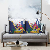 US Virgin Islands - Puerto Rico Day Pillow Cover Boricua Coqui Yellow-colored Eagle - Wonder Print Shop