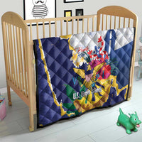 US Virgin Islands - Puerto Rico Day Quilt Boricua Coqui Yellow-colored Eagle - Wonder Print Shop