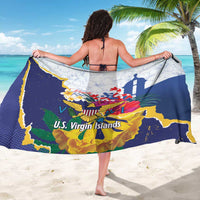 US Virgin Islands - Puerto Rico Day Sarong Boricua Coqui Yellow-colored Eagle - Wonder Print Shop