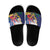 US Virgin Islands - Puerto Rico Day Slide Sandals Boricua Coqui Yellow-colored Eagle - Wonder Print Shop