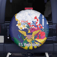 US Virgin Islands - Puerto Rico Day Spare Tire Cover Boricua Coqui Yellow-colored Eagle - Wonder Print Shop