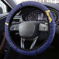 US Virgin Islands - Puerto Rico Day Steering Wheel Cover Boricua Coqui Yellow-colored Eagle - Wonder Print Shop