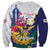 US Virgin Islands - Puerto Rico Day Sweatshirt Boricua Coqui Yellow-colored Eagle - Wonder Print Shop