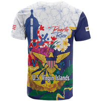 US Virgin Islands - Puerto Rico Day T Shirt Boricua Coqui Yellow-colored Eagle - Wonder Print Shop