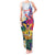 US Virgin Islands - Puerto Rico Day Tank Maxi Dress Boricua Coqui Yellow-colored Eagle - Wonder Print Shop