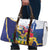 US Virgin Islands - Puerto Rico Day Travel Bag Boricua Coqui Yellow-colored Eagle - Wonder Print Shop