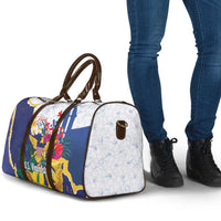 US Virgin Islands - Puerto Rico Day Travel Bag Boricua Coqui Yellow-colored Eagle - Wonder Print Shop