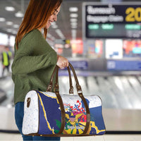 US Virgin Islands - Puerto Rico Day Travel Bag Boricua Coqui Yellow-colored Eagle - Wonder Print Shop