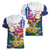 US Virgin Islands - Puerto Rico Day Women V-Neck T-Shirt Boricua Coqui Yellow-colored Eagle - Wonder Print Shop