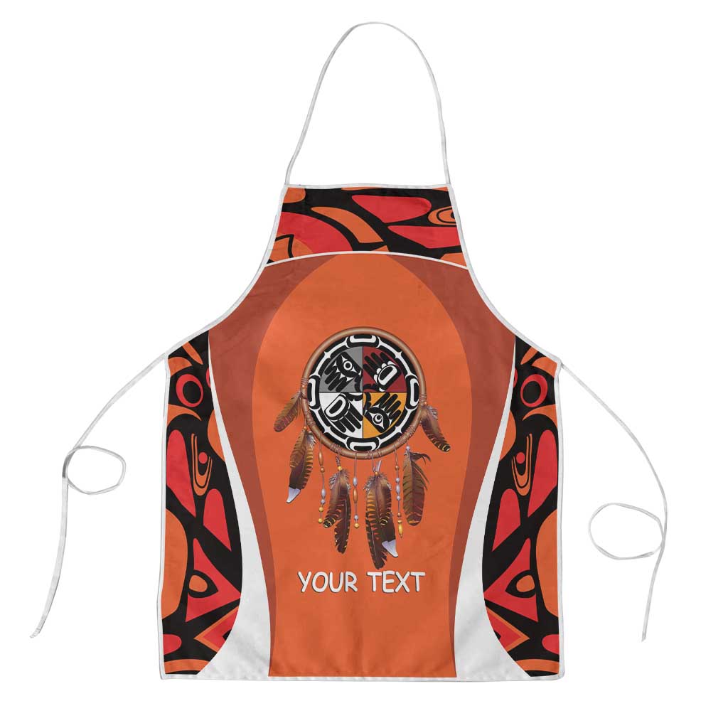 Personalized Orange Day Canada Apron Honouring The Children Haida Pattern - Wonder Print Shop