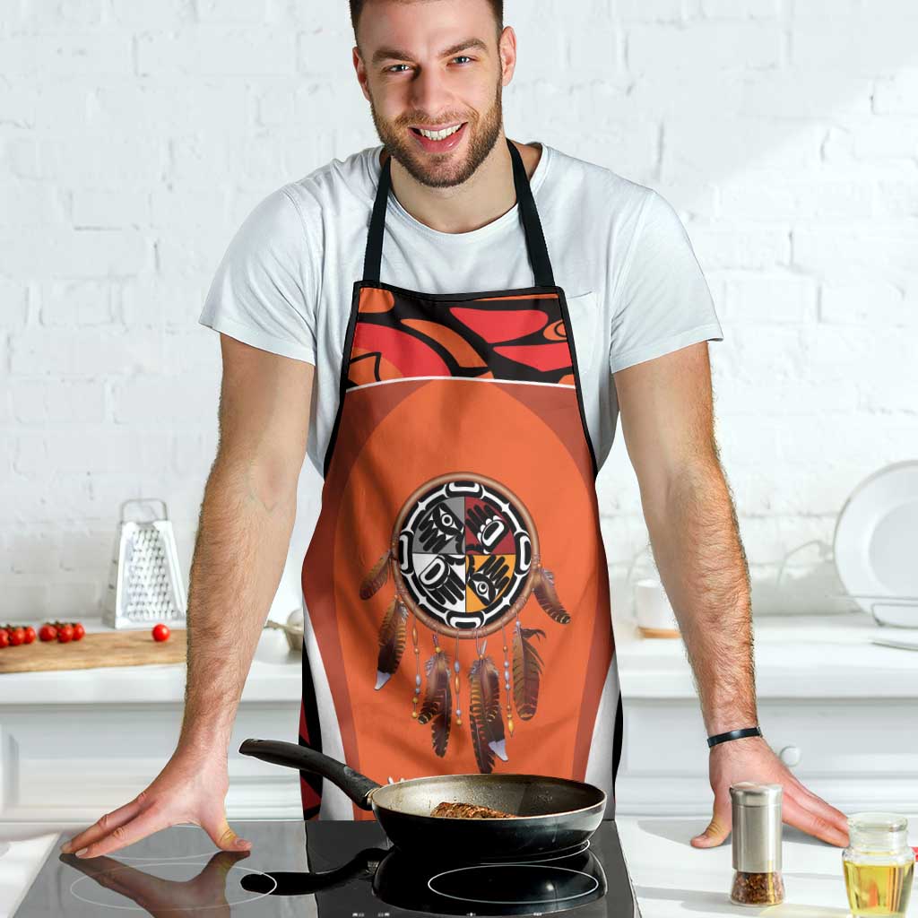 Personalized Orange Day Canada Apron Honouring The Children Haida Pattern - Wonder Print Shop