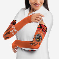 Personalized Orange Day Canada Arm Sleeves Honouring The Children Haida Pattern - Wonder Print Shop