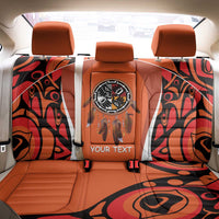 Personalized Orange Day Canada Back Car Seat Cover Honouring The Children Haida Pattern - Wonder Print Shop