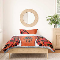 Personalized Orange Day Canada Bedding Set Honouring The Children Haida Pattern - Wonder Print Shop