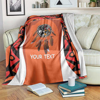 Personalized Orange Day Canada Blanket Honouring The Children Haida Pattern - Wonder Print Shop