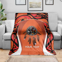 Personalized Orange Day Canada Blanket Honouring The Children Haida Pattern - Wonder Print Shop