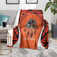 Personalized Orange Day Canada Blanket Honouring The Children Haida Pattern - Wonder Print Shop