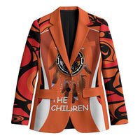 Personalized Orange Day Canada Blazer Honouring The Children Haida Pattern - Wonder Print Shop