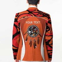 Personalized Orange Day Canada Blazer Honouring The Children Haida Pattern - Wonder Print Shop