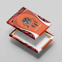 Personalized Orange Day Canada Canvas Wall Art Honouring The Children Haida Pattern - Wonder Print Shop