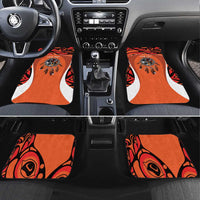 Personalized Orange Day Canada Car Mats Honouring The Children Haida Pattern - Wonder Print Shop