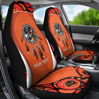 Personalized Orange Day Canada Car Seat Cover Honouring The Children Haida Pattern - Wonder Print Shop