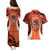 Personalized Orange Day Canada Couples Matching Puletasi and Hawaiian Shirt Honouring The Children Haida Pattern - Wonder Print Shop