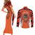 Personalized Orange Day Canada Couples Matching Short Sleeve Bodycon Dress and Long Sleeve Button Shirt Honouring The Children Haida Pattern - Wonder Print Shop