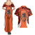 Personalized Orange Day Canada Couples Matching Summer Maxi Dress and Hawaiian Shirt Honouring The Children Haida Pattern - Wonder Print Shop