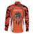 Personalized Orange Day Canada Family Matching Off The Shoulder Long Sleeve Dress and Hawaiian Shirt Honouring The Children Haida Pattern - Wonder Print Shop