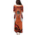 Personalized Orange Day Canada Family Matching Puletasi and Hawaiian Shirt Honouring The Children Haida Pattern - Wonder Print Shop