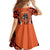 Personalized Orange Day Canada Kid Short Sleeve Dress Honouring The Children Haida Pattern - Wonder Print Shop